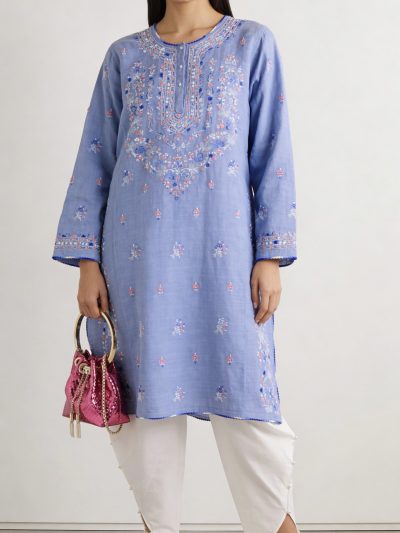 Denim Blue Pink